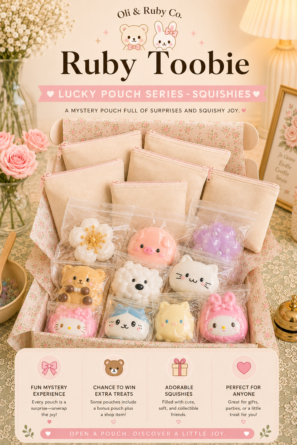Ruby Toobie Lucky Pouch Series